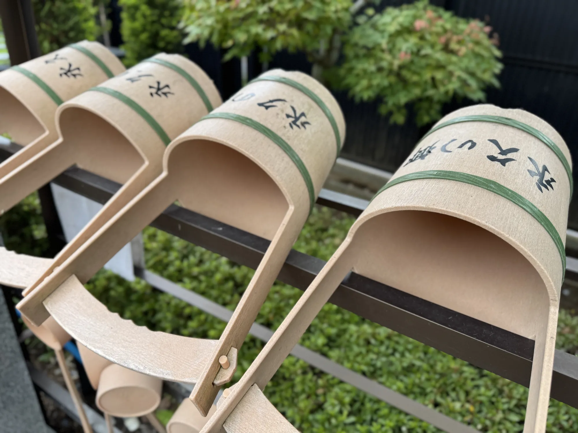 水場の手桶