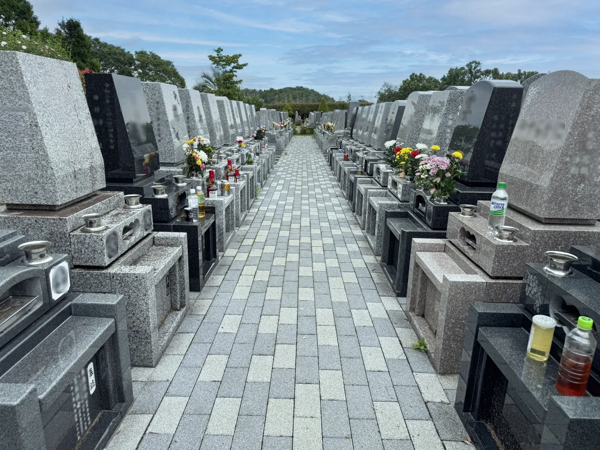一般ゆとり墓地 第一期 区画列
