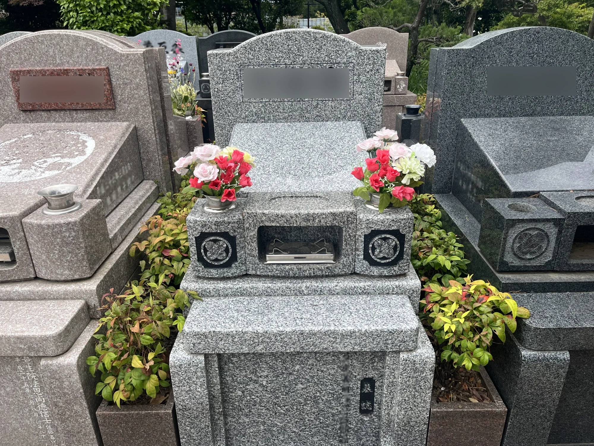 紅葉亭 一条・二条 区画エリア