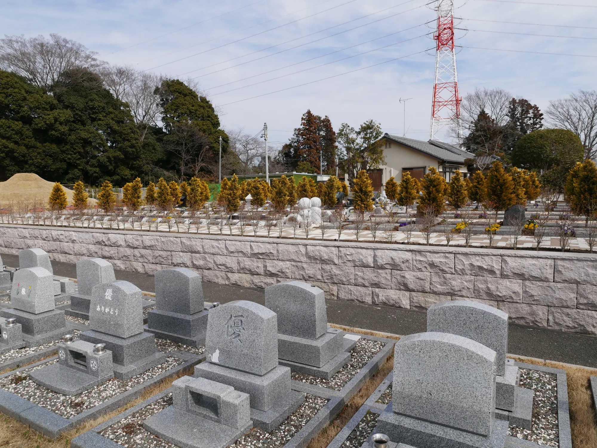 洋型墓石「優」の区画