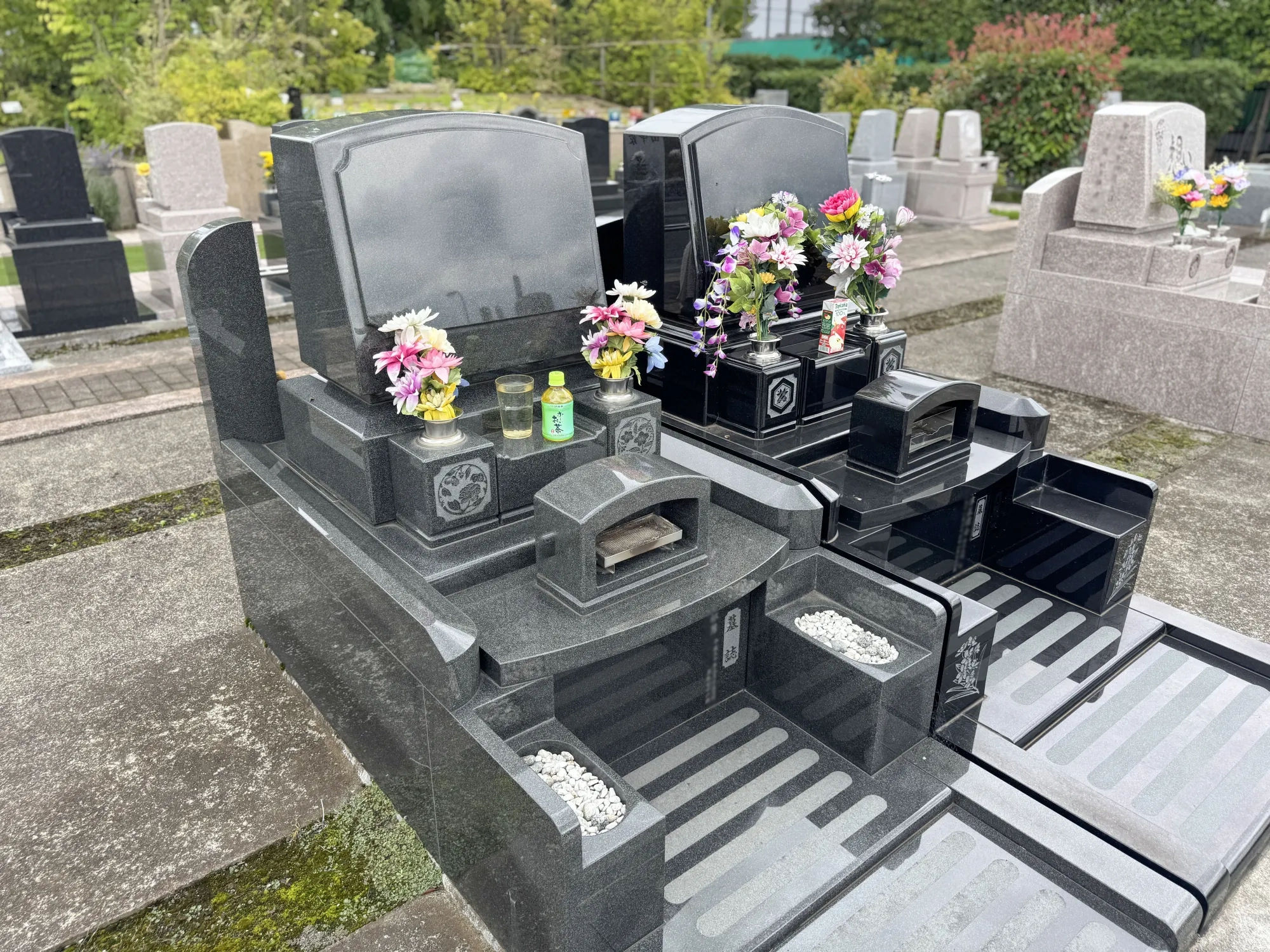 相模ふれあいの杜 田名聖地霊園 一般墓所の区画例