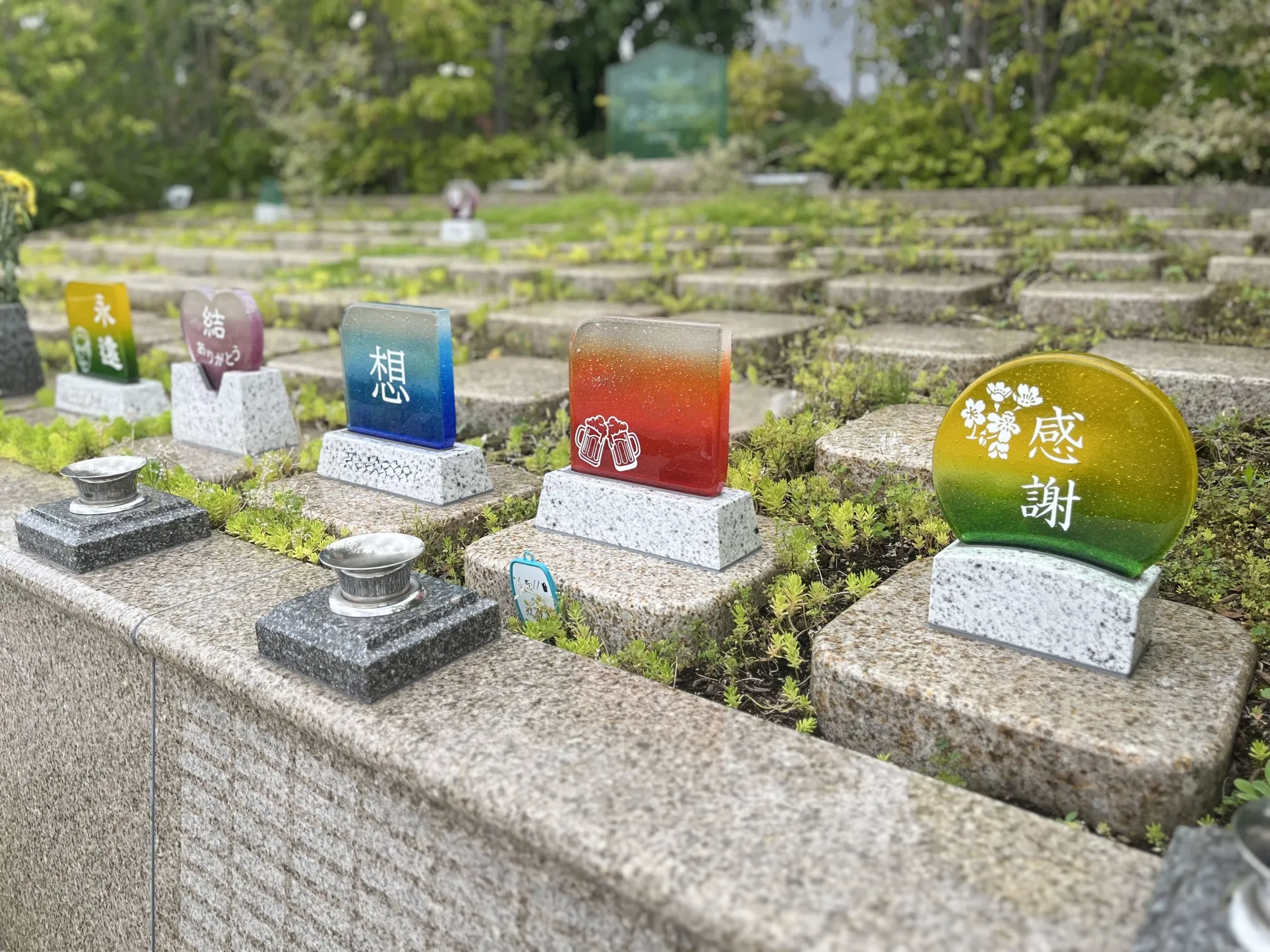 相模ふれあいの杜 田名聖地霊園 樹木葬エリアの様子