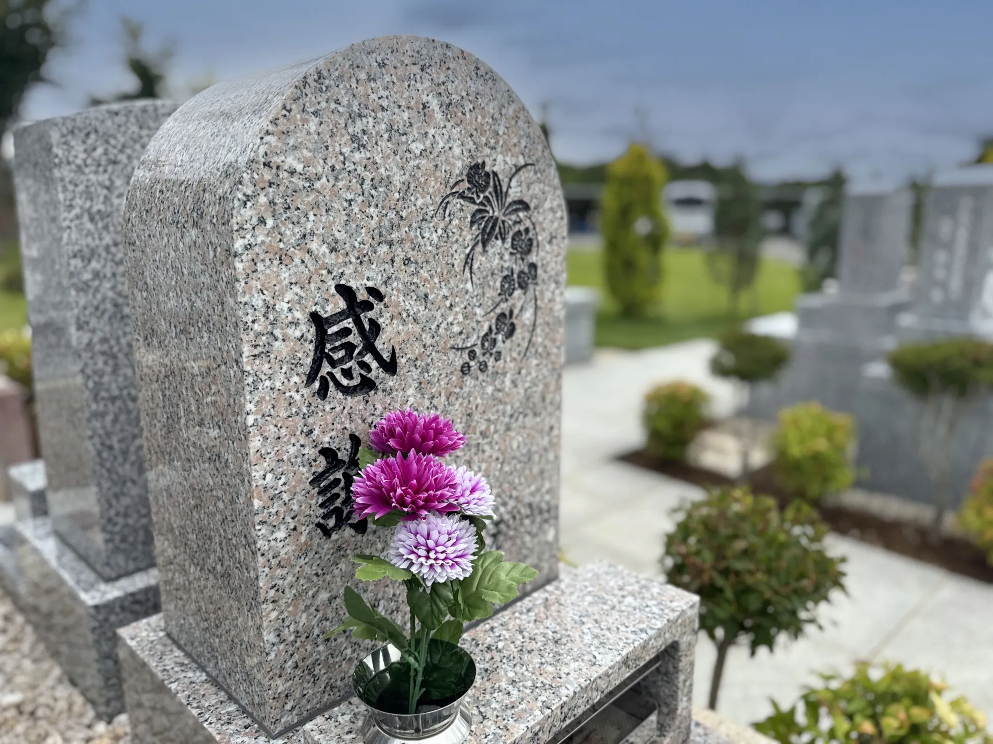テラス墓所の墓石